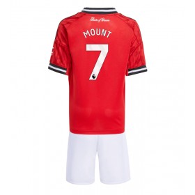 Baby Fußballbekleidung Manchester United Mason Mount #7 Heimtrikot 2025-26 Kurzarm (+ kurze hosen)